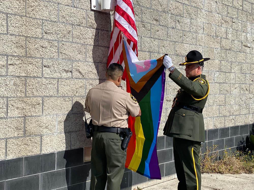 SF sheriff, other law enforcement, raise Pride flag