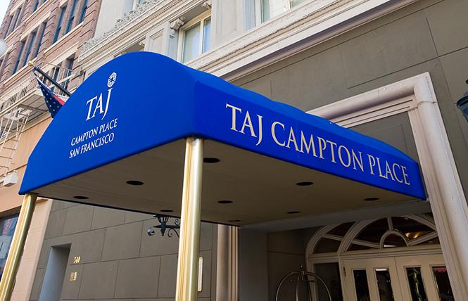 The Taj Campton Place is a small luxury hotel just a block from Union Square. Photo: Courtesy Taj Campton Place