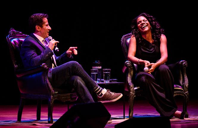 Sirius XM radio host Seth Rudetsky and Broadway superstar Audra McDonald will appear in "Broadway @ The Herbst." Photo: Sachyn Mital