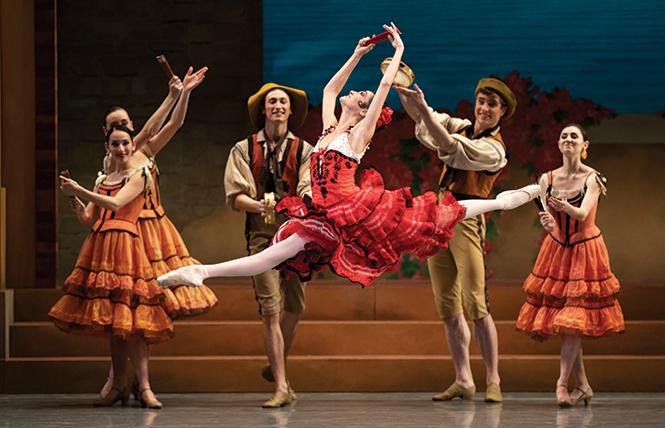 San Francisco Ballet dancer Mathilde Froustey in Tomasson/Possokhov's "Don Quixote." Photo: Erik Tomasson