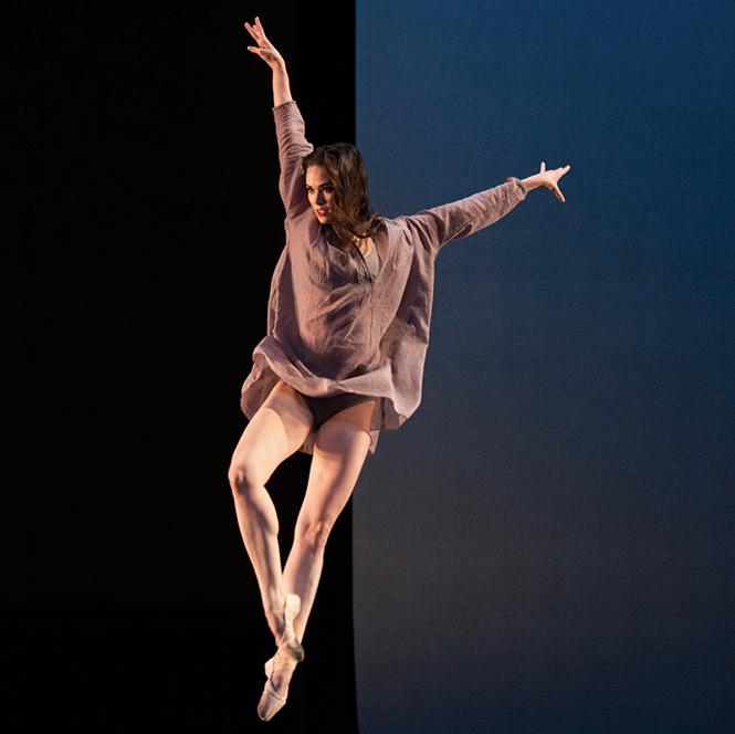 San Francisco Ballet dancer Elizabeth Powell in Benjamin Millepied's "Appassionata." Photo: Erik Tomasson