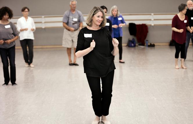 San Francisco Ballet instructor Cecelia Beam teaches classes for people living with Parkinson's disease. Photo: Chris Hardy