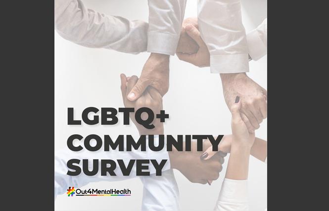 People can now take a mental health survey that seeks responses from LGBTQ people. Photo: Courtesy #Out4MentalHealth project