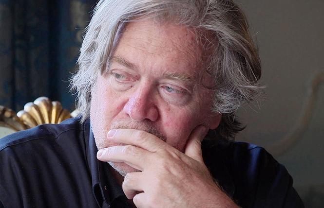 Right-wing guru Steve Bannon is the subject of "The Brink." Photo: Magnolia Pictures