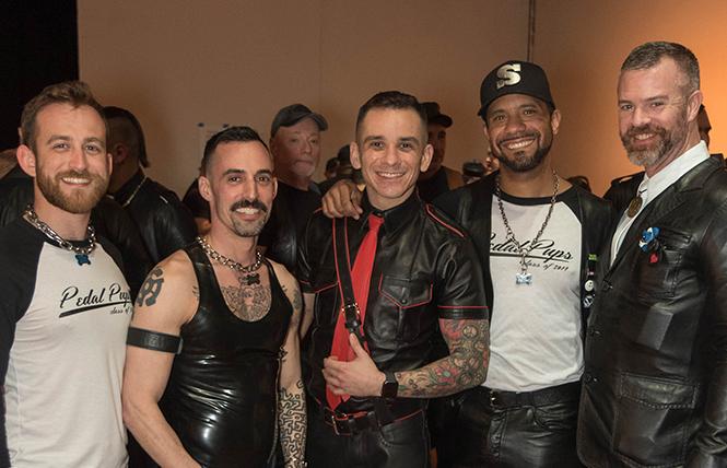 Attendees at the March 2019 Mr SF Leather contest prove that an event can be both cruisy and community-focused. Photo: Rich Stadtmiller