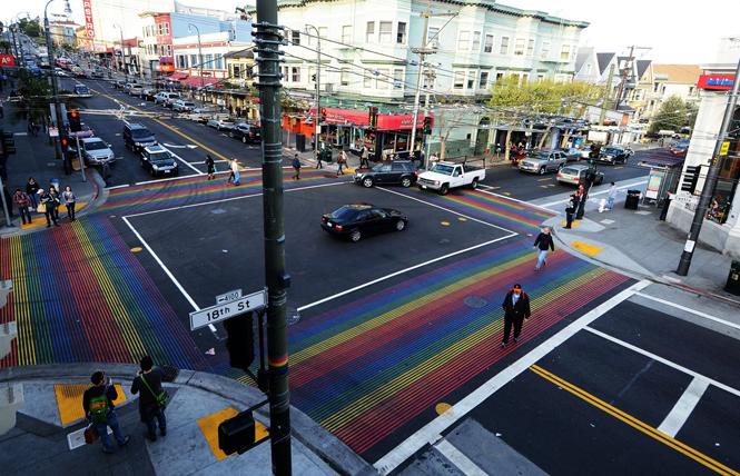 The intersection of 18th and Castro streets, long considered the heart of the San Francisco LGBT community, would be part of the Castro LGBT Cultural District. Photo: Rick Gerharter
