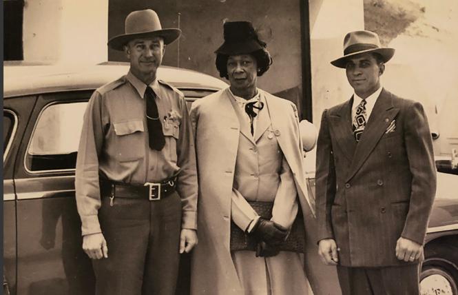 This image of Lucy Hicks Anderson, center, by an unknown photographer is part of the "Queer California: Untold Stories" exhibit now at the Oakland Museum of California. Photo: Courtesy the Museum of Ventura County Research Library 