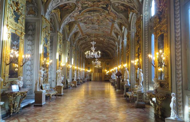 The Hall of Mirrors graces the Palazzo Doria Pamphilj. Photo: Charlie Wagner