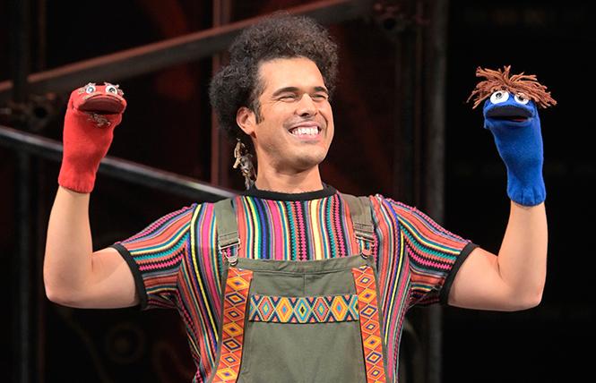 Joél Pérez (Pepe) in the world premiere of "Kiss My Aztec!" at Berkeley Rep, directed by Tony Taccone. Photo: Courtesy of Kevin Berne/Berkeley Repertory Theatre