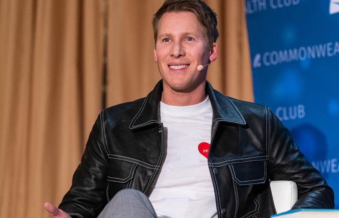 Screenwriter Dustin Lance Black talked about his new memoir during an appearance this spring in San Francisco. Photo: Jane Philomen Cleland
