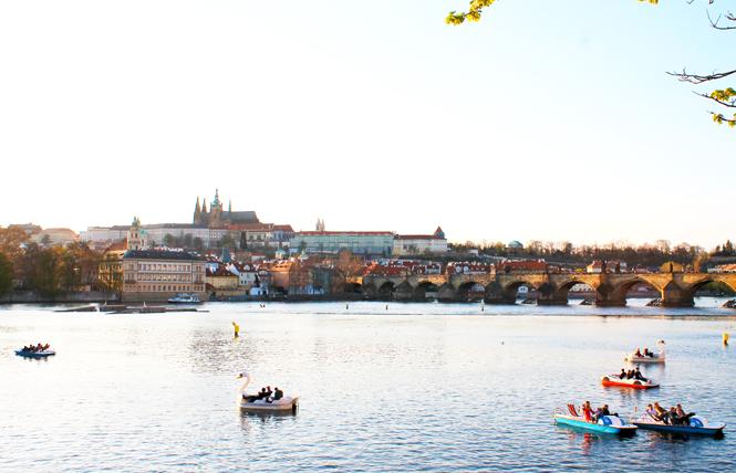 The Prague Castle, center, is one of many attractions visitors can see, along with the Charles Bridge, right. Photo: Heather Cassell