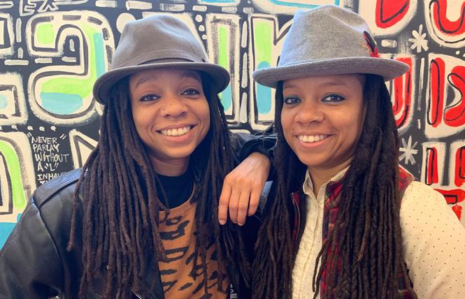 Twin sisters Melonie and Melorra Green are organizing a cannabis conference that starts Thursday. Photo: Sari Staver