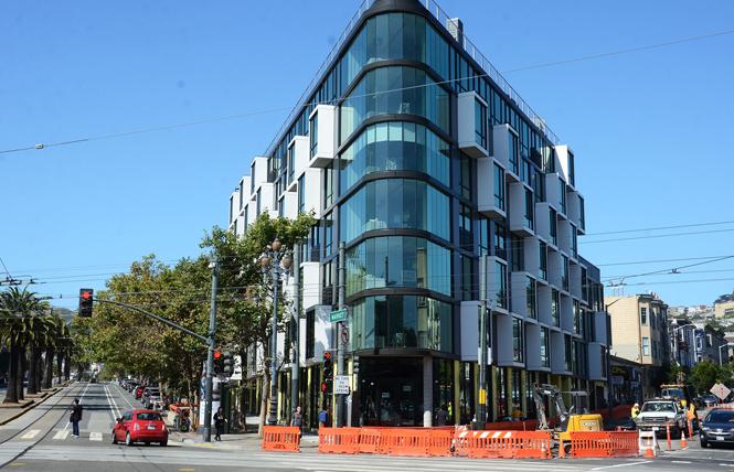 Controversy has greeted the new building at 2100 Market Street, where the apartments will be leased by a hospitality startup as furnished apartments. Photo: Rick Gerharteri