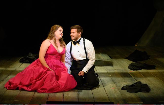 Esther Tonea and Michael Day performed selected scenes in the Merola Opera Program's Merola Grand Finale, Aug. 17 at the War Memorial Opera House in San Francisco. Photo: Kristen Loken