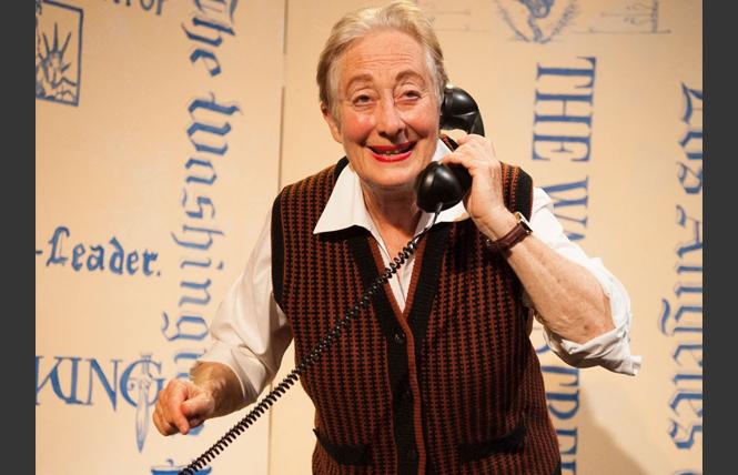 Terry Baum in "Hick: A Love Story," about the relationship between Eleanor Roosevelt and reporter Lorena Hickock. Photo: SF Fringe Fest