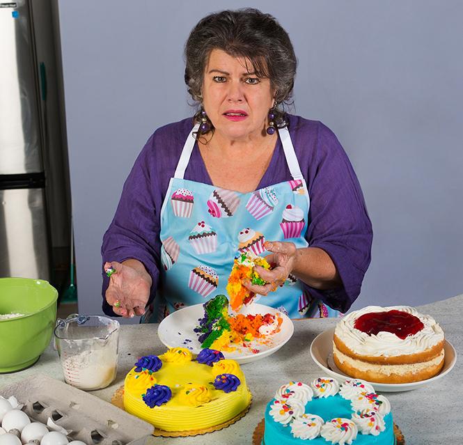 J.J. Van Name in a publicity photo for "The Cake" coming to New Conservatory Theatre Center. Photo: Lois Tema