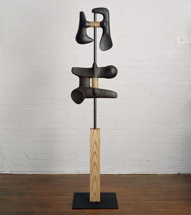 "Calligraphics" (1957) by Isamu Noguchi. Iron, wood, rope and metal. The Isamu Nogucki Foundation and Garden Museum, NY. Photo: Kevin Noble
