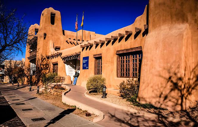 The New Mexico Museum of Art is a Spanish Pueblo Revival Style gem in downtown Santa Fe. Photo: Courtesy NMMA