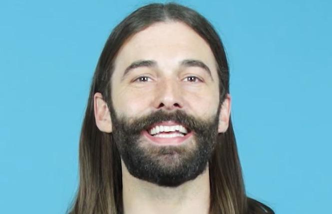 Jonathan Van Ness discussed seroconverting at 25 on "The Jimmy Kimmel Show." Photo: Courtesy the subject