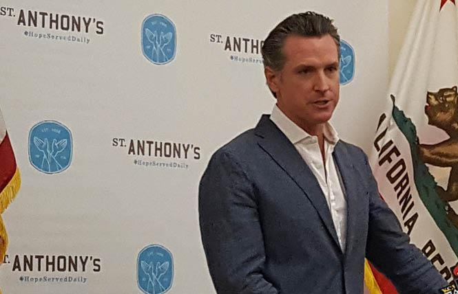 Governor Gavin Newsom, shown in a file photo, on Monday signed legislation allowing people to obtain PrEP from a pharmacy without a doctor's prescription. Photo: Jane Philomen Cleland