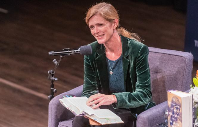 Former U.S. Ambassador to the United Nations Samantha Power recently spoke in San Francisco about her new book. Photo: Jane Philomen Cleland