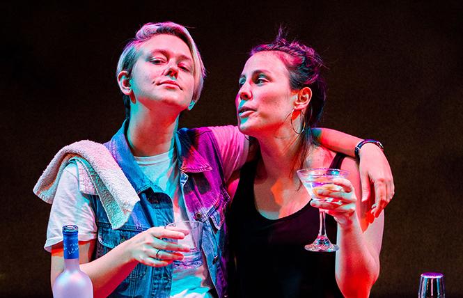 Em Lee Reaves, Olivia Levine in "The Daughters," part of San Francisco Playhouse's Sandbox Series. Photo: Jessica Palopoli
