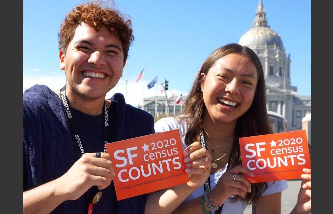 The San Francisco Office of Civic Engagement and Immigrant Affairs urges people to complete this year's census. Photo: Courtesy City of San Francisco
