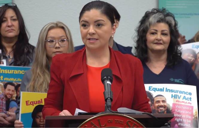 State Senator Lena Gonzalez. Photo: YouTube screenshot