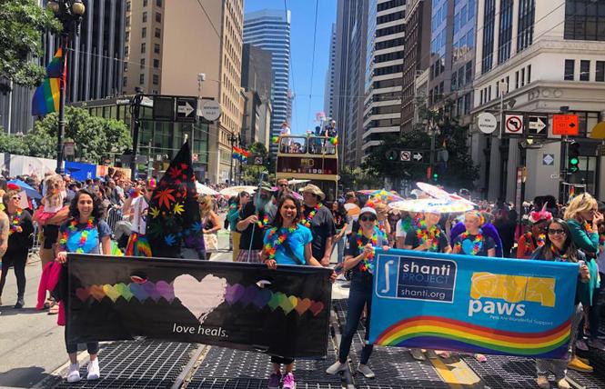 Shanti supporters marched in last year's San Francisco Pride parade. Photo: Courtesy Facebook
