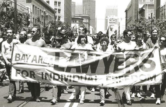 BALIF supporters march in a San Francisco Pride parade. Photo: Courtesy BALIF