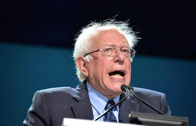 Senator Bernie Sanders won the Democratic presidential primary in California. Photo: Bill Wilson