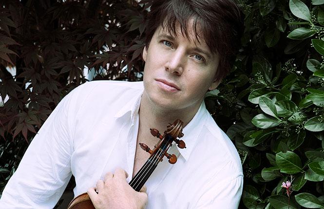 Violinist Joshua Bell, director and soloist of the Academy of St. Martin in the Fields (ASMF), appeared at Davies Hall. Photo: Lisa Marie Mazzucco