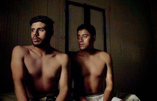 Luis (Manolo Herrera), left, and Jose (Enrique Salanic) contemplate their relationship and future in "Jose." Photo: Courtesy YQstudio