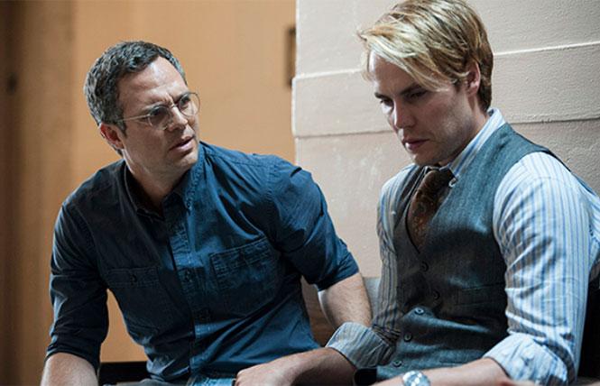 Ned Weeks (Mark Ruffalo) and Bruce Niles (Taylor Kitsch) in 'The Normal Heart.'
