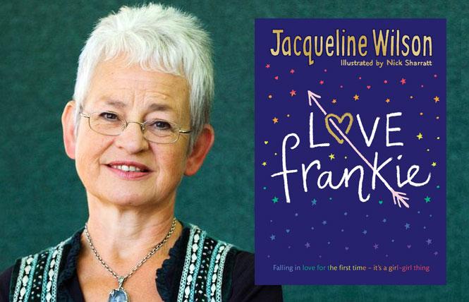 LEFT: Author Jacqueline Wilson  RIGHT: Jacqueline Wilson's 'Love Frankie'