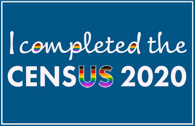 Trans Cabrillo College Trustee Adam Spickler created this image to encourage LGBTQ people to complete the 2020 census. Illustration: Adam Spickler