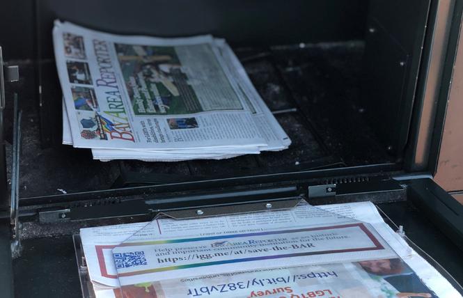 The Bay Area Reporter is one of many community newspapers that are struggling due to a drastic drop in advertising because of stay-at-home orders to fight the coronavirus pandemic. Photo: John Ferrannini