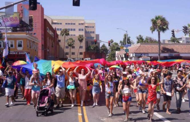 San Diego Pride became the latest such event to cancel its annual parade and other in-person events this year due to the novel coronavirus outbreak. Photo: Courtesy SD Pride