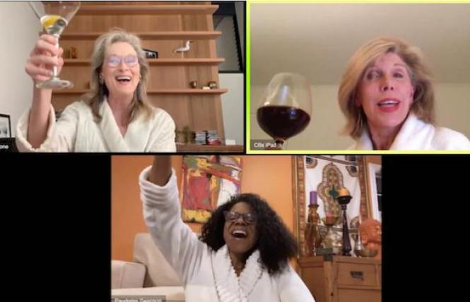 Meryl Streep, Christine Baranski and Audra McDonald sang "The Ladies Who Lunch" from 'Company'