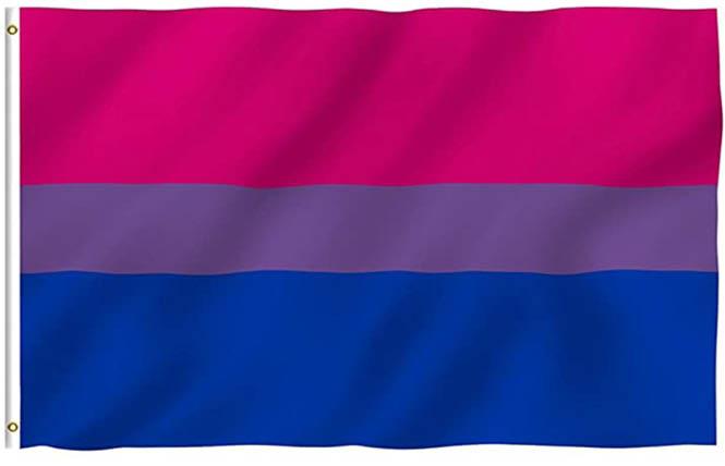 BiNet USA generated controversy recently with tweets about the ownership of the bi Pride flag. Photo: Courtesy Amazon