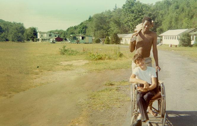 Two of the teenage subjects in archival film included in Nicole Newnham and James LeBrecht's 'Crip Camp.'