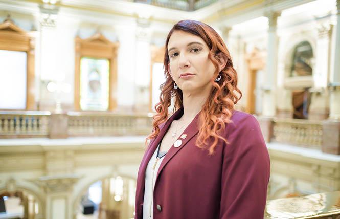 Colorado state Representative Brianna Titone, a trans woman, has a tough reelection race this fall. Photo: Courtesy Brianna Titone campaign