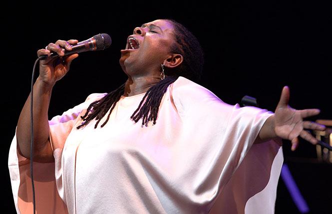 Ruthie Foster performing