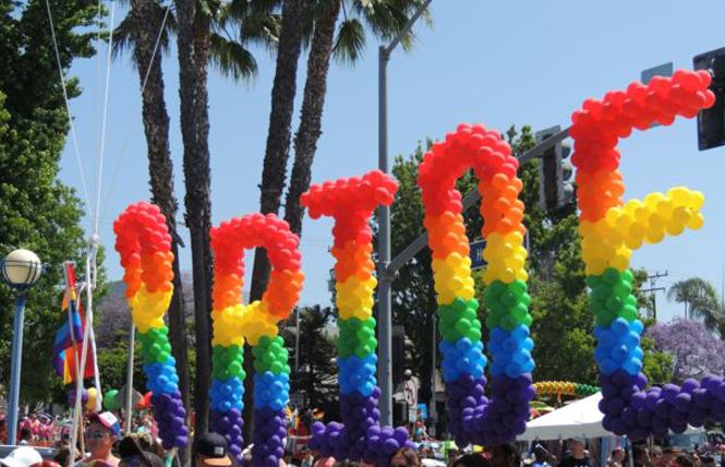 Last year's LA Pride was a party; this year organizers have called for a protest march in solidarity with Black Lives Matter. Photo: Courtesy Los Angeles Blade