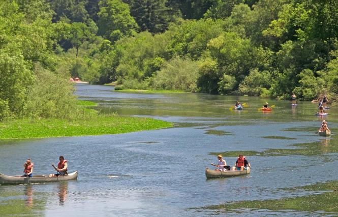 The Russian River area is known for being gay-friendly and has outdoor recreational activities such as kayaking and canoeing. Photo: Courtesy Sonomacounty.com