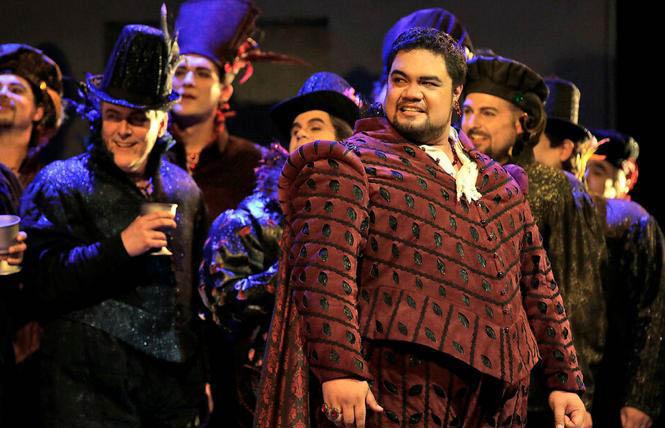 Tenor Pene Pati as the Duke of Mantua in San Francisco Opera's "Rigoletto" Photo: Cory Weaver/San Francisco Opera