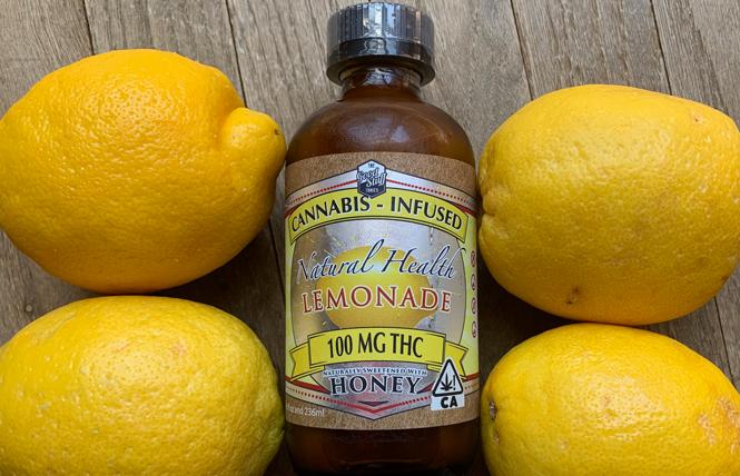 Summer-themed cannabis-infused beverages include honey lemonade. Photo: Sari Staver