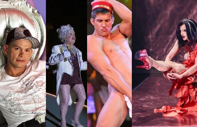 Xavier Toscano, 'Sons of Tennessee Williams,' Charlie Williams in 'Broadway Bares,' and Fauxnique!