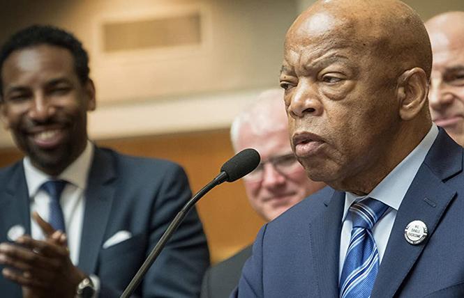 Rep. John Lewis in a scene from 'Good Trouble.'