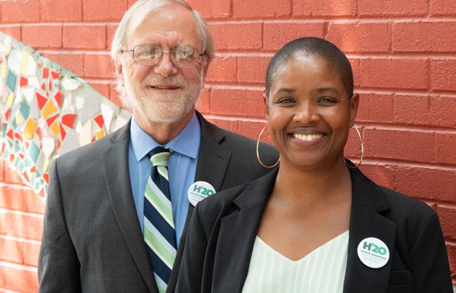 Howie Hawkins, left, and Angela Walker are running as the Green Party's presidential ticket. Photo: Courtesy Howie Hawkins